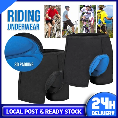 Cycling Shorts Underwear Thickened Men Bicycle Bike Underwear Pants Comfortable Size S-3XL Bike Shorts Sponge Cushion Bicycle Riding Underwear Men Cycling Shorts Outdoor Cycling Wear Underpant Bicycle Shorts