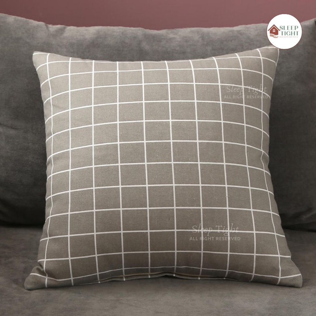 INS SARUNG BANTAL SOFA MURAH [Ada ZIP] Throw Pillow Case Cushion Cover 40/45/50cm Sofa Cushion Ins Style Home Decor BZ#1