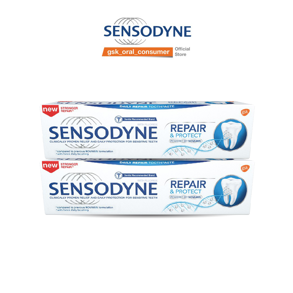 Bộ 2 Kem đánh răng Sensodyne Repair & Protect Deep Repair 100g