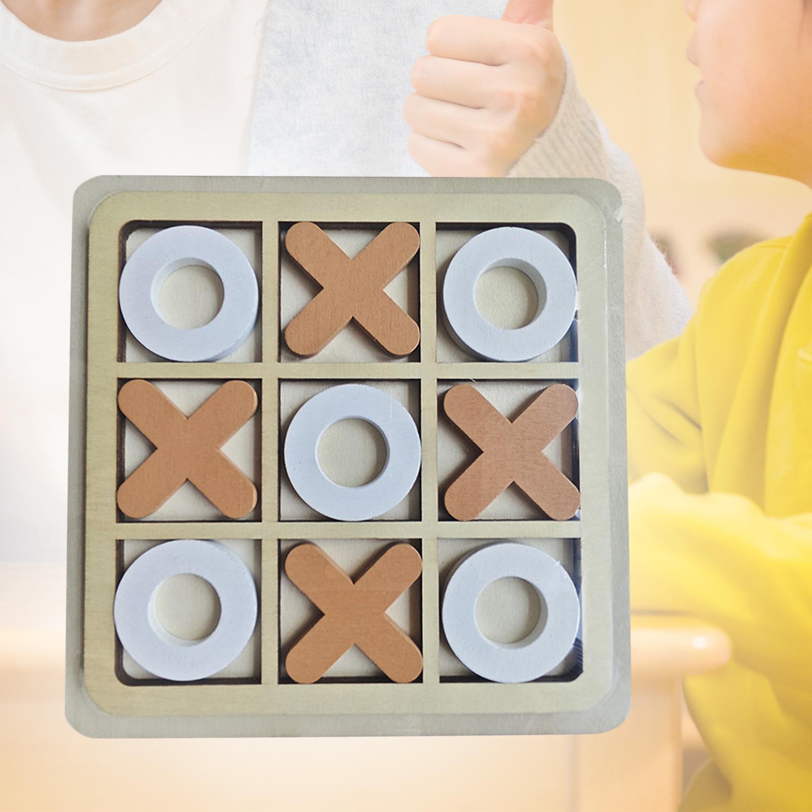 Dolity Tic TAC Toe Board Game for Adults and Family Night Activity
