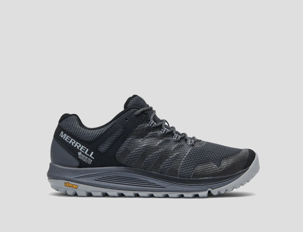 black merrell sneakers