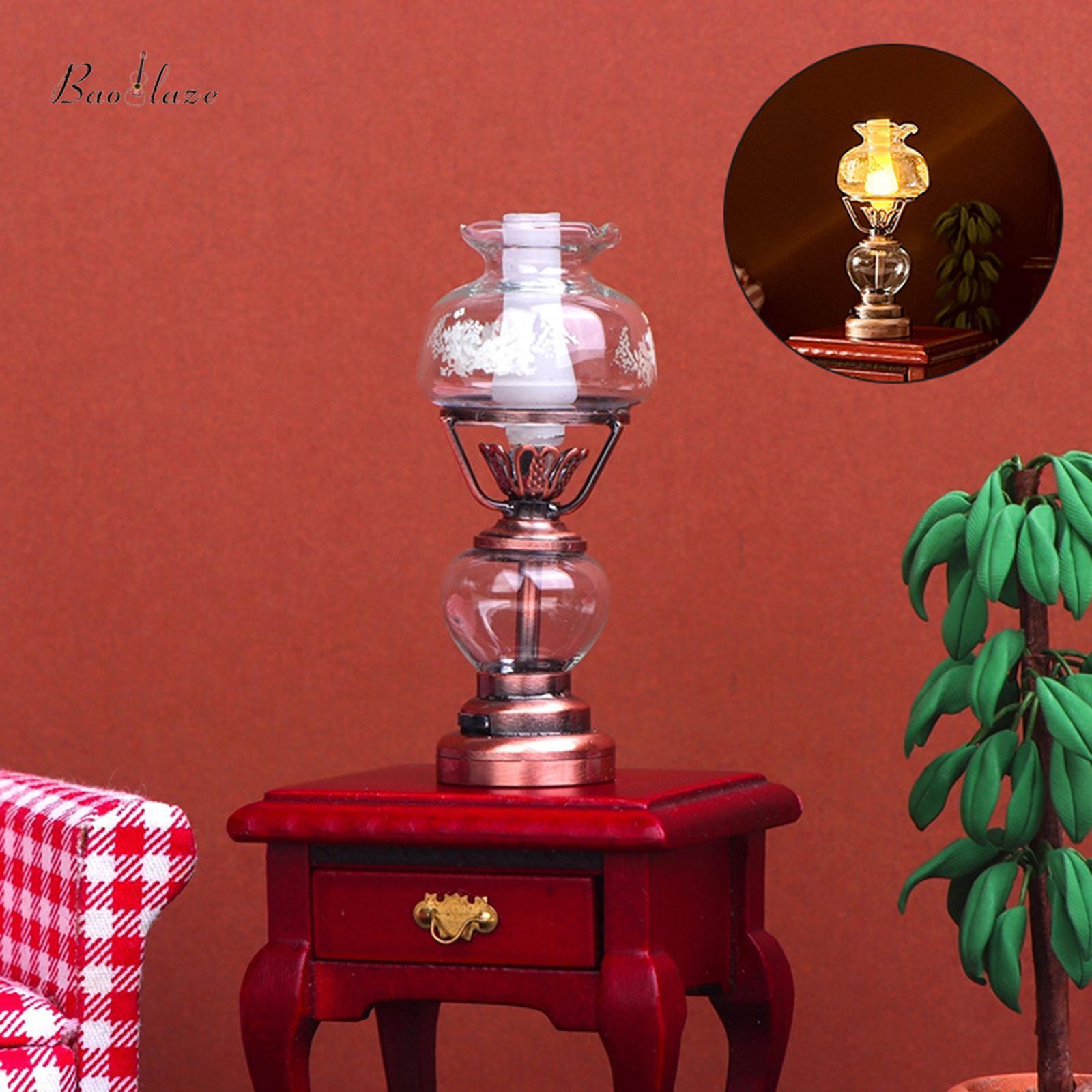 Baoblaze 1:12 Dollhouse Table Lamp Dollhouse Furniture for Home Living Room Dollhouse ราคา 15,633 บาท*ส่งฟรี