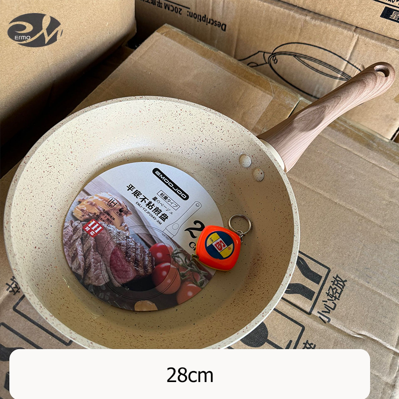Cross-border factorySoutheast Asia, Maifan, stone frying pan, non-stick pan, household frying pan, omelette, smokeless pan, induction cooker, special ราคา 616 บาท*ส่งฟรี