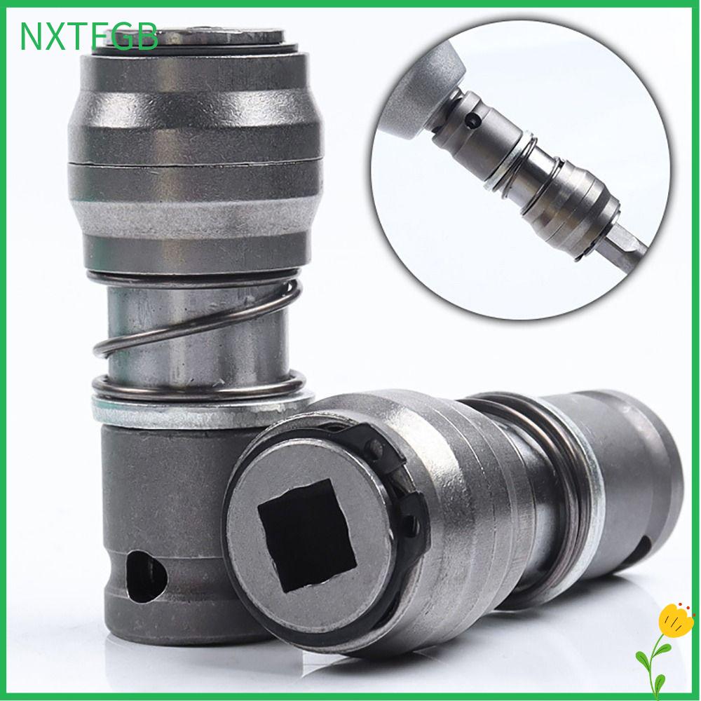 NXTFGB 1Pcs Thân vuông tròn Bộ chuyển đổi Búa điện Phụ kiện dụng cụ điện Bộ phận Dụng cụ kẹp Bộ chuyển đổi cờ lê khoan Mới Kim loại Bộ chuyển đổi mũi khoan Để khoan lỗ trên tường gạch