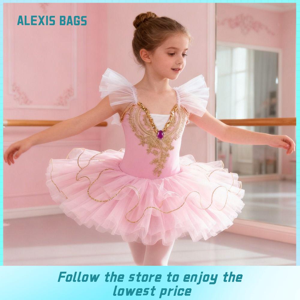 ALEXIS BAGS Đầm sequin Váy ballet cho trẻ em Hiện đại Phồng Váy tutu ballet Thời trang Váy tiệc Váy công chúa Bé gái