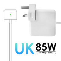 FONKEN 85W Power Adapter Compatible for MacBook Air/Pro Magsafe 2 T Magnetic US/UK Plug Charging Adapter Charger