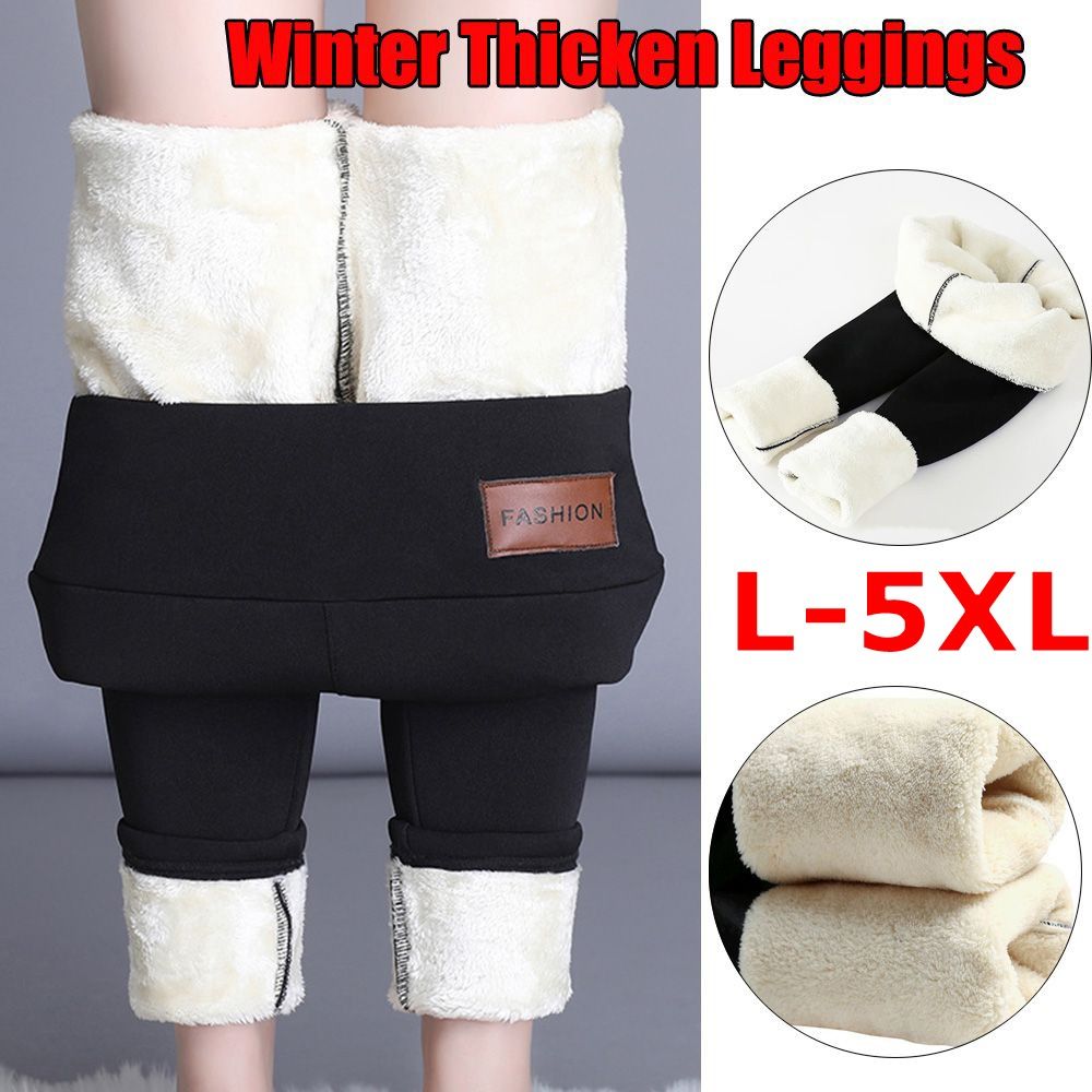 Fjsln7 linh hoạt Lót Lông Cừu xà cạp dày mềm legging mùa đông đen xám với miếng đắp bằng da Legging Giữ Nhiệt phụ nữ cô gái
