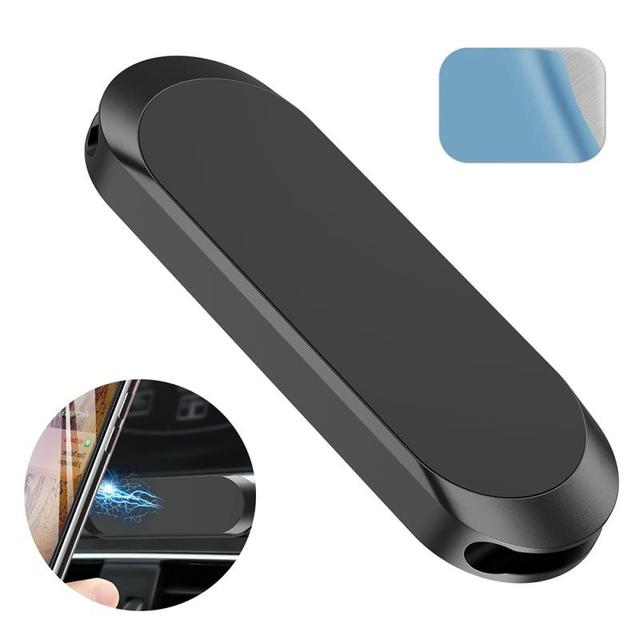 yingke New Mobile Phone Holder I-Shaped Magnet Car Bracket Magnetic Suction Navigation Bracket Mini Bracket For Iphone