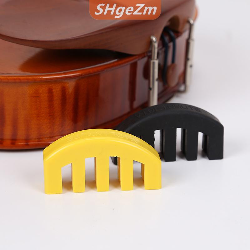 [COD] SHgeZm Cao su Violin câm silencer cho 4/4 3/4 1/2 violino thực hành phụ kiện