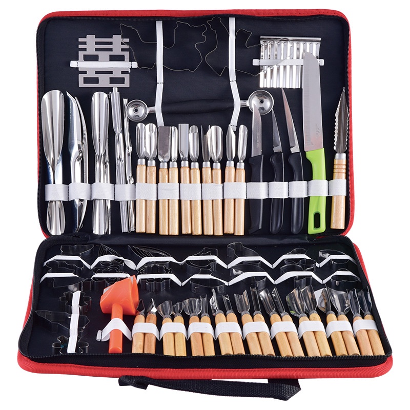 Bộ 80 món khắc rau củ quả - bộ tỉa hoa quả chuyên dụng 80 món đa năng