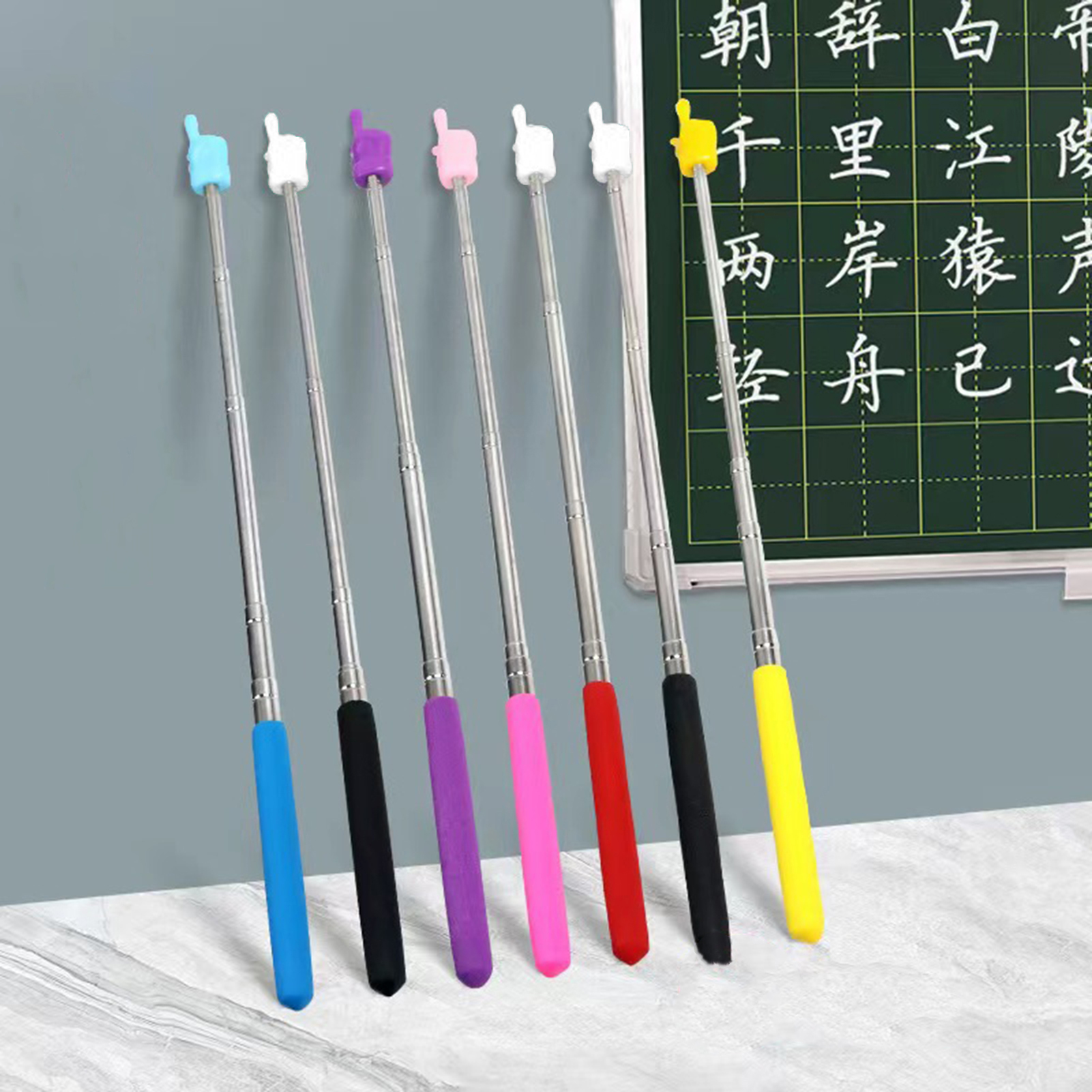 Retractable Whiteboard Pointer Teacher Pointer for Classroom Extendable Teacher Pointer Stick for Cl
