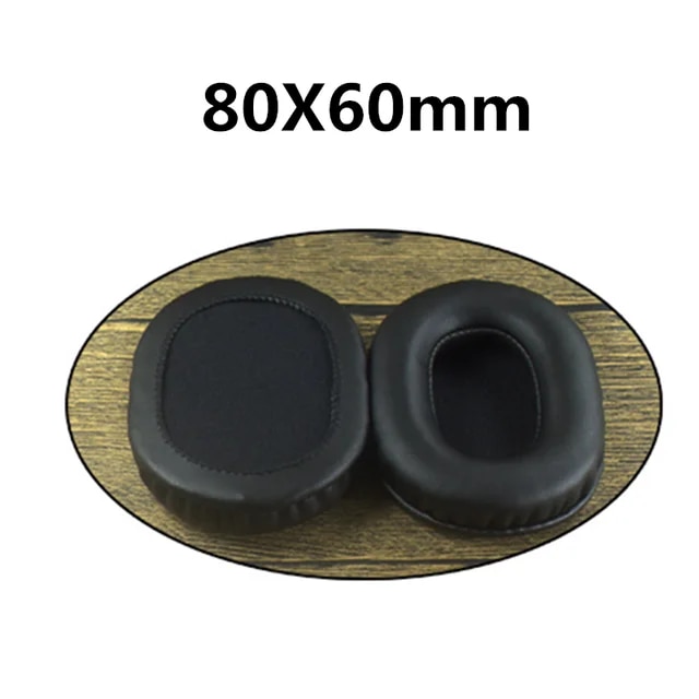 Square Oval Ear Pads Cover 80x60 100 X 85 110x90mm Full Size Earpads For