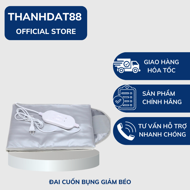 Đai cuốn bụng nóng rung giảm béo