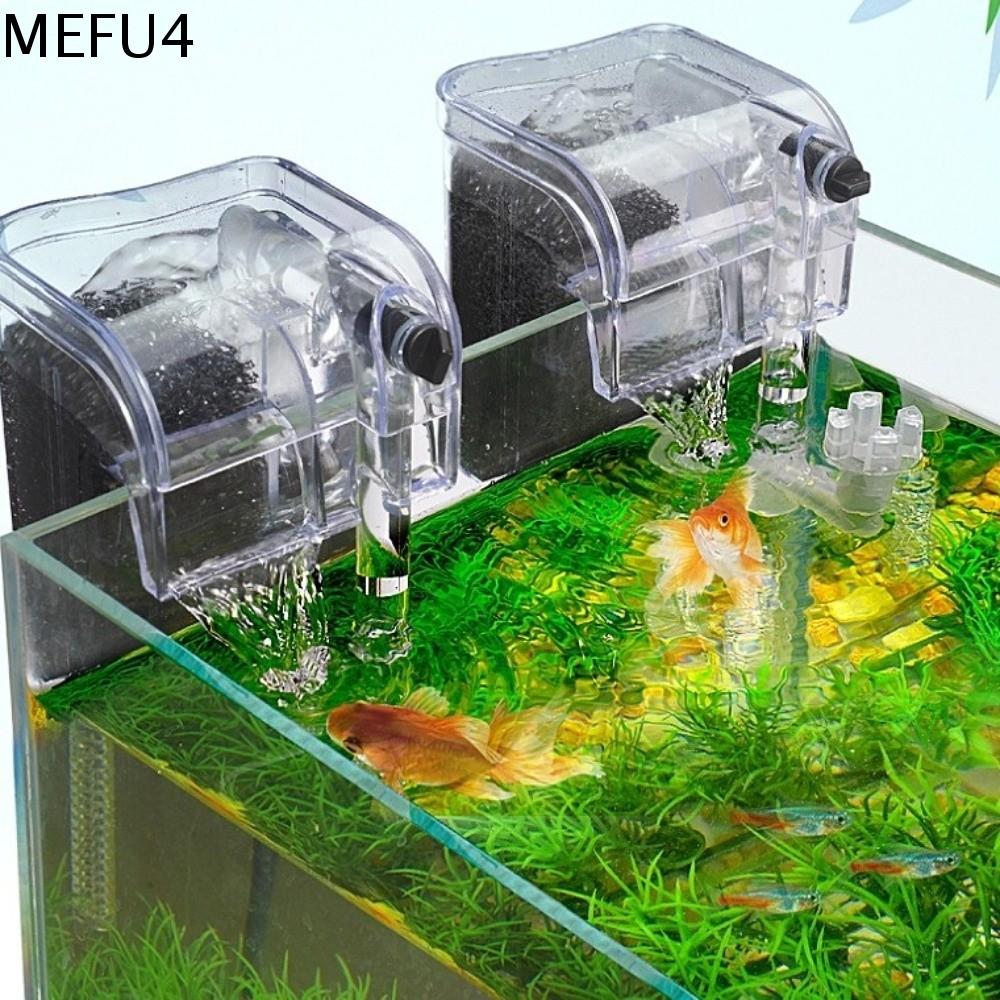 MEFU4 Lọc nước Bộ lọc bể cá Hoạt động im lặng Phích cắm EU/US Bộ lọc ngoài Máy bơm nước Hệ thống tuần hoàn Bộ lọc treo sau lưng Bể cá nhỏ