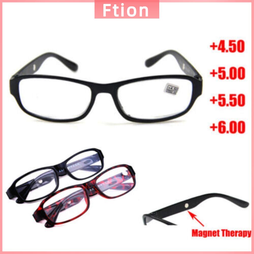 FTION 3 Pairs Sức mạnh: 1.0 ~ 6.0x Kính đọc sách Nhựa Từ tính Kính mắt viễn thị Hoài cổ Hình chữ nhật Kính Đọc Sách Chống mỏi mắt Độc giả