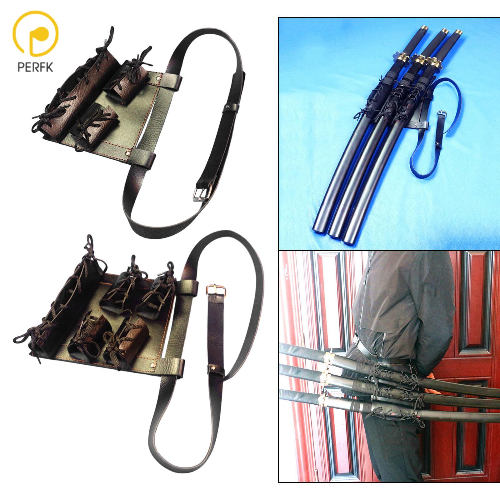 Sword Scabbard Costume Accessory Cosplay Accessories Scabbard Holder Waist Sheath PU Leather Knight Waist Strap Sword Waist Belt ราคา 439 บาท*ส่งฟรี