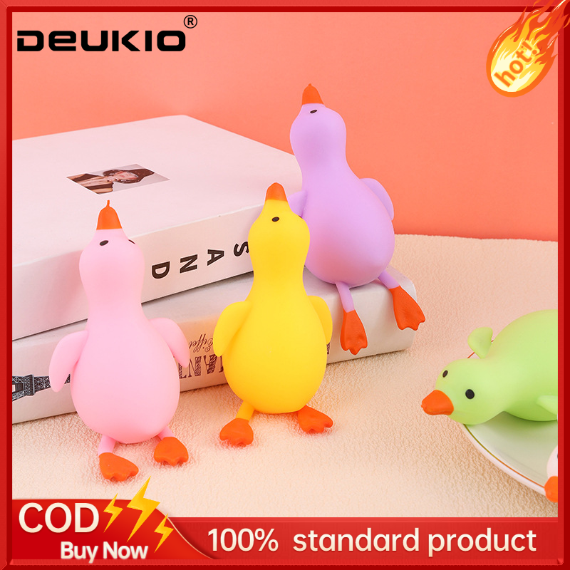 DEUKIO Stress Relief Squishy Duck Toy for Adults and Kids, Slow Rebound Squeezable Fun for Office and Relaxation ราคา 32 บาท*ส่งฟรี