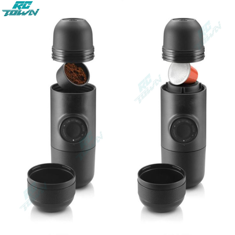 Portable Manual Coffee Maker Hand Pressure Capsules Coffee Machine ราคา 763 บาท*ส่งฟรี