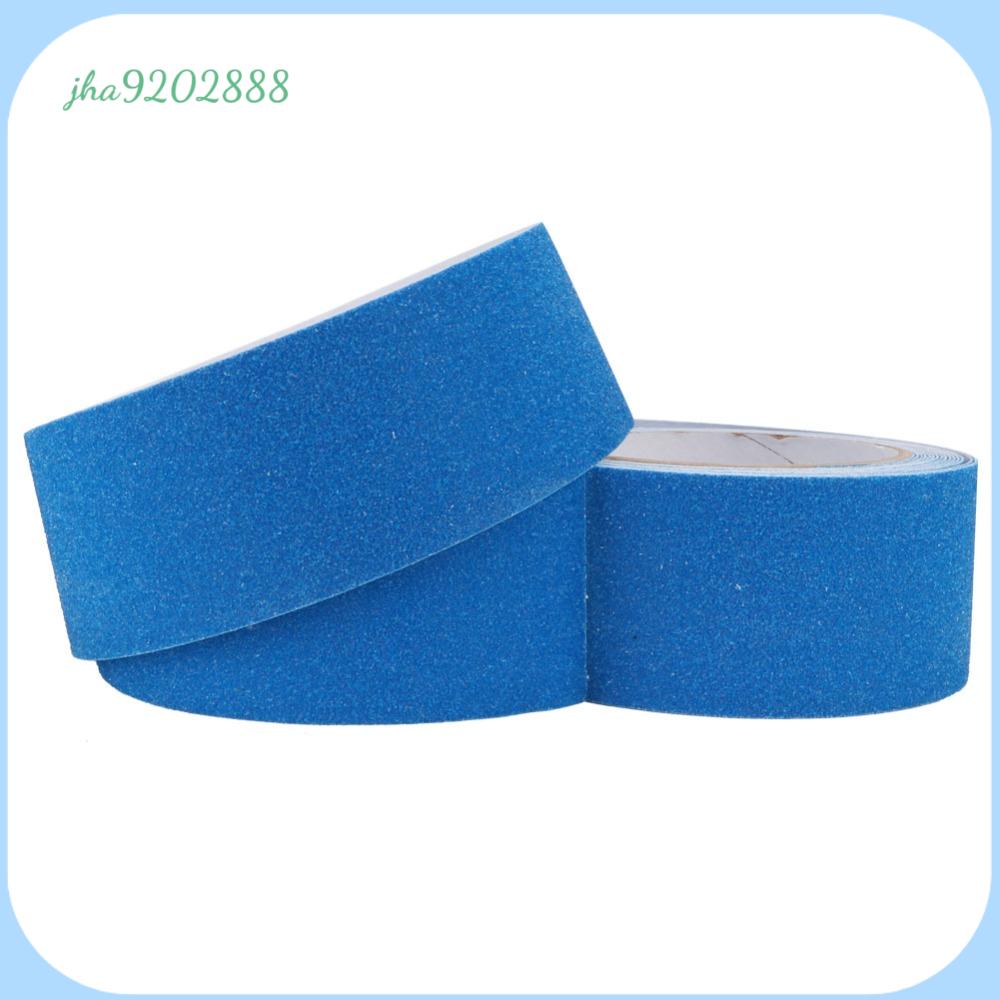 JHA9202888 2" x 16.4Ft Băng dính chống trượt Xanh lam/Xanh lục PVC Băng dính An toàn Băng dính Cầu thang sàn