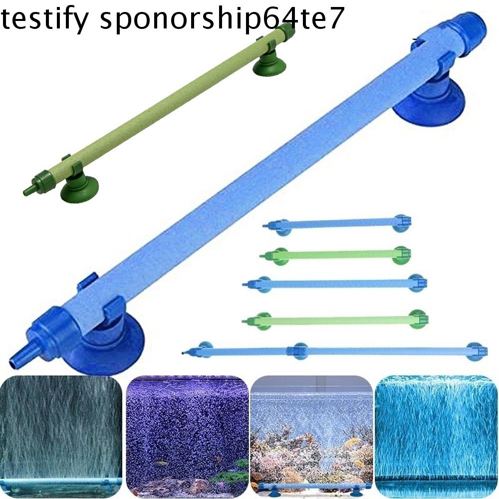 TESTIFY Mới Ống bong bóng tường Bộ khuếch tán Bong bóng Máy sục khí bể cá Bơm oxy Đá bơm khí Phụ kiện hồ cá