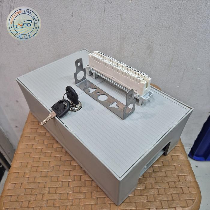 BOX MDF TELEPON 10 PAIR / TERMINAL BOX MDF FIBER 10 PAIR +LSA+FRAME - Elvoir Store Giá 160,000 Đồng*Miễn phí vận chuyển