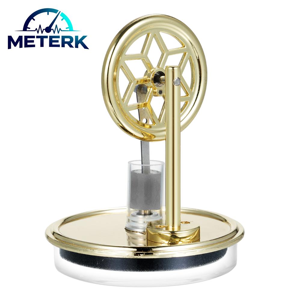 Meterk เครื่องยนต์สเตอร์ลิงอุณหภูมิต่ำประกอบแบบจำลองความร้อนไอน้ำเพื่อการศึกษาสำหรับห้องเรียนการสอนการทดลองชิ้นส่วนโลหะผสมของขวัญที่มีประสิทธิภาพและเงียบสงบสำหรับผู้ที่ชื่นชอบฟิสิกส์และวิทยาศาสตร์ครูผู้ใหญ่เด็ก Sc ราคา 738 บาท*ส่งฟรี