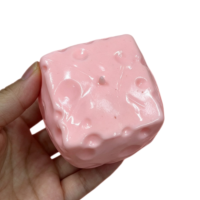MUQZI สกุชชี่ สกุชชี่สโลว์ สกุชชี่ ใหญ่ ๆ ของเล่น คลาย เครียด สกุชชี่เนยbutter squishy ของตกแต่งสำหรับแกล้ง ของเล่นบีบรูปขนมปัง ค่อยๆ คืนตัว จำลอง ขนมปังเพื่อการผ่อนคลายประสาทสัมผัส ของตกแต่งโต๊ะทำงาน สมจริง สควิชชี่รูปขนมปังสับปะรด ของขวัญวันเกิด