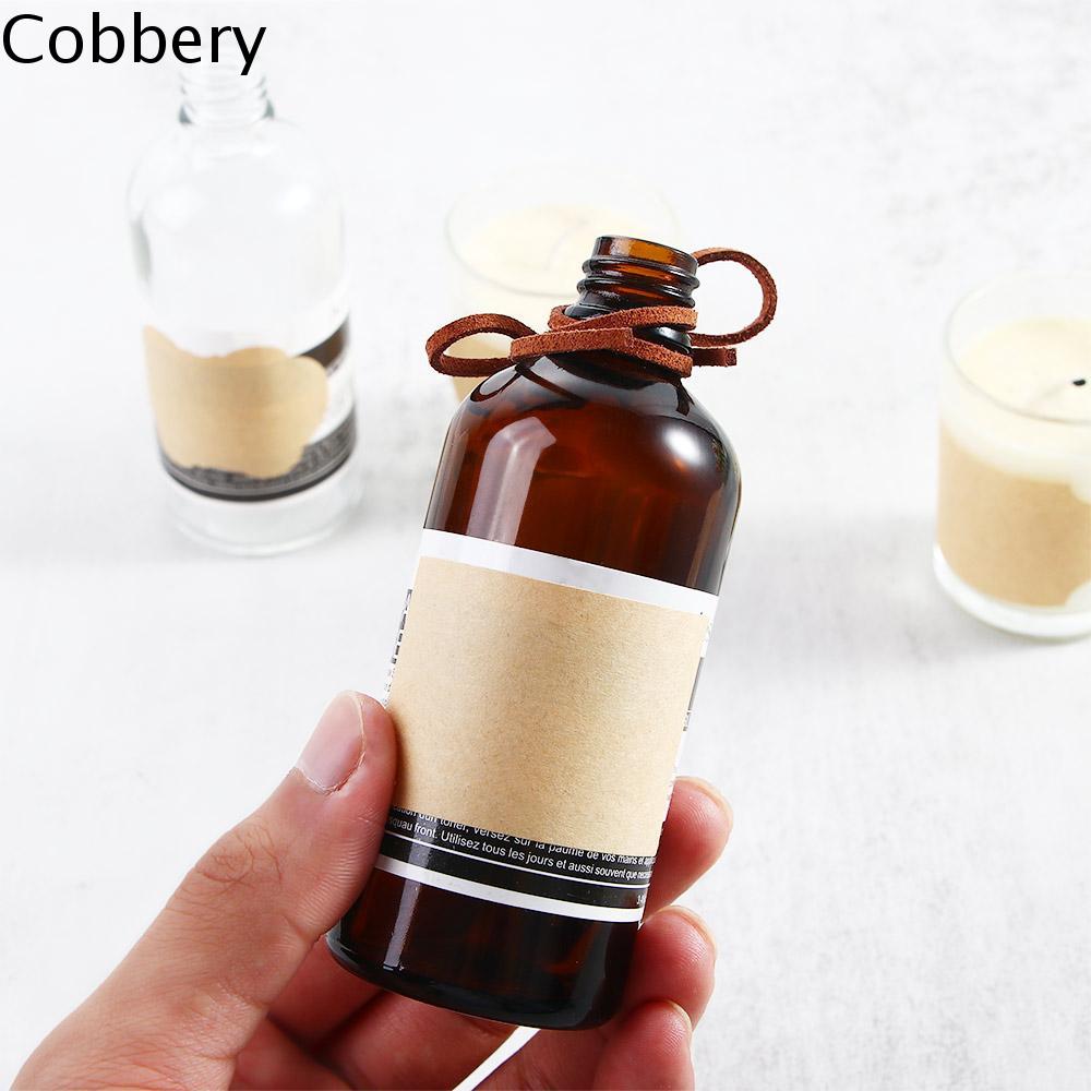 COBBERY Đa chức năng Chống thấm nước Nhãn dán chai nước hoa Tinh chất dưỡng da Thủ công tự làm Tinh dầu Trang trí sổ lưu niệm Nhãn dán Kraft thủ công Nhãn dán niêm phong Nhãn Sticker