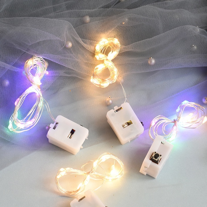 Dây đèn led bằng đồng 1m trang trí lego - mtshop