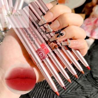 YOUYO Mờ Viền môi xoay Đầy đặn Không thấm nước Bút phấn má hồng Thanh lịch Dụng cụ trang điểm Bút kẻ mắt Nữ/Nữ