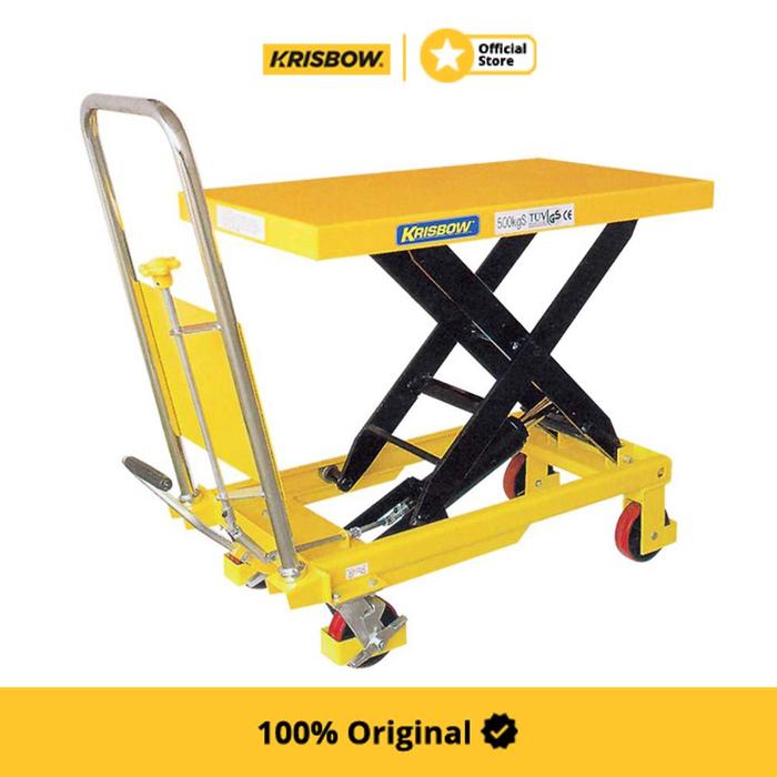 HYDRAULIC SCISSOR LIFT 90 CM X 500 KG PRSLM0509 Harga 9,419,000 rupiah*Gratis Ongkir