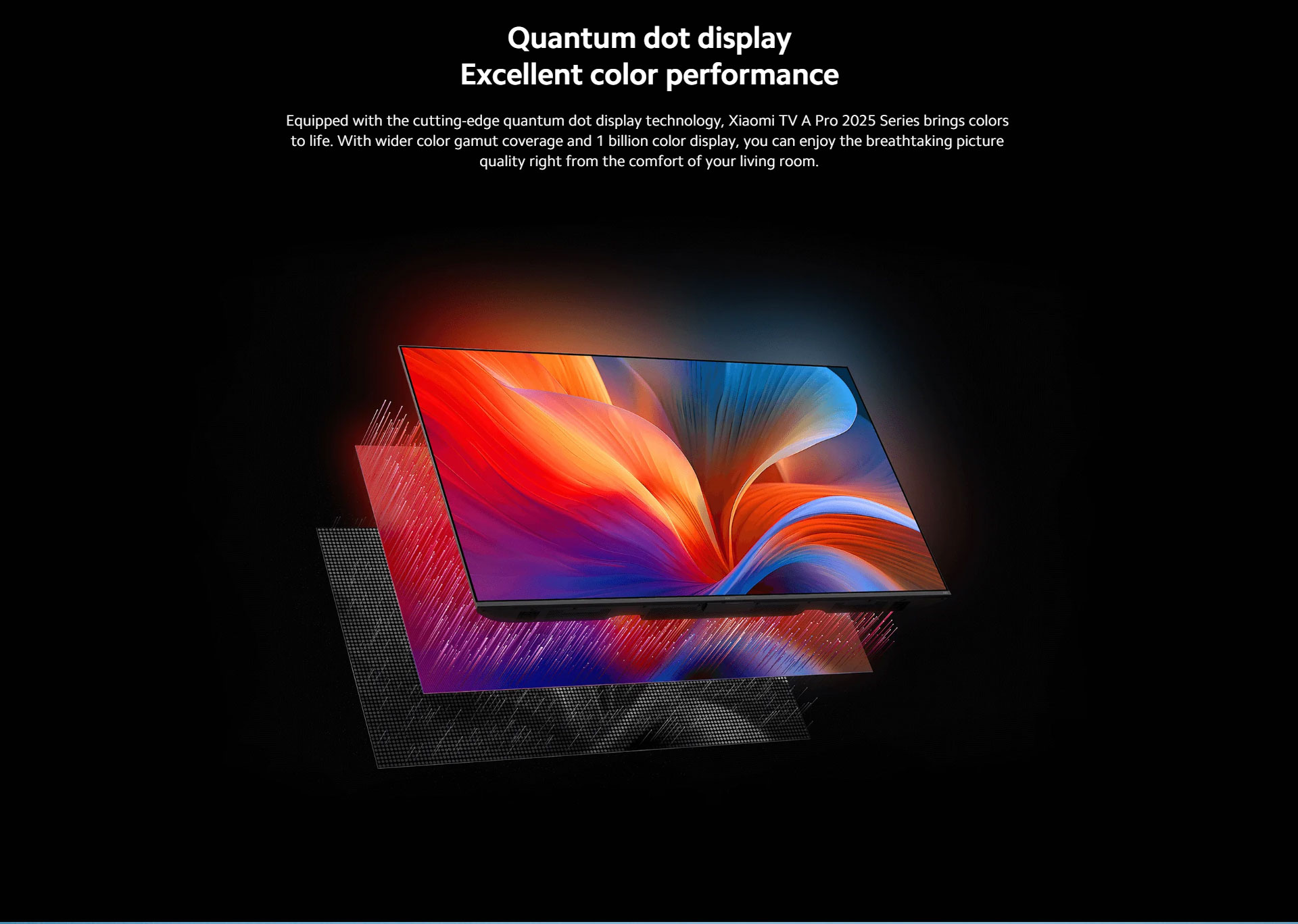 Xiaomi TV | A Pro 43 Inch 2025 |Free Installation | 4K UHD | QLED Display | 60Hz | Google TV | Google Assistant Built-in