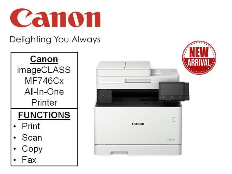 NEW LAUNCH 2019 Canon imageCLASS MF746Cx ***Free $80 NTUC Voucher + LIFESENSE BLOOD PRESSURE MONITOR Till 1st Mar 2020 ***  feature rich 4-in-1 Colour Multifunction printer with Double sided copy  mf 746cx MF746 cx 746 Singapore