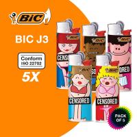 BIC J3 Slim Pocket แพ็ค 5 ชิ้น ( คละลาย)
