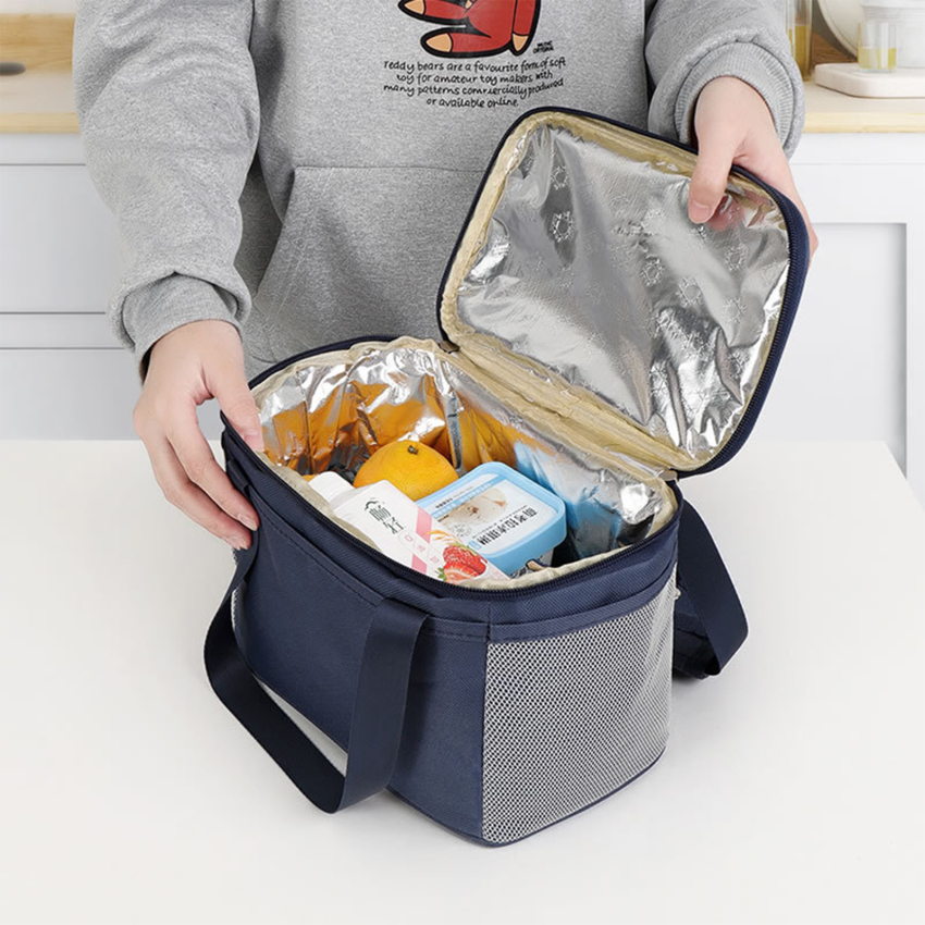 Túi cách nhiệt trưa túi đựng Thùng Túi Bento với cơm giấy bạc túi hộp cơm trưa chống nước dày