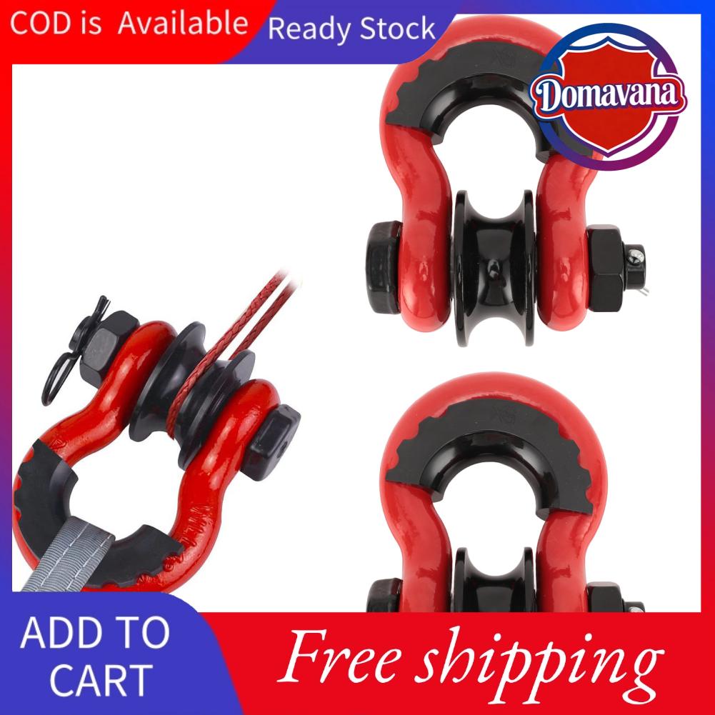 Domavana Keenso 2PCS D Ring Shackle 3/4in Heavy Duty Off Road Recovery Shackle with Winch Pulley for Truck Tractor ATV UTV Giá 714,000 Đồng*Miễn phí vận chuyển
