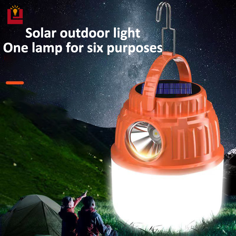 YONUO Solar rechargeable light outdoor camping light super long battery