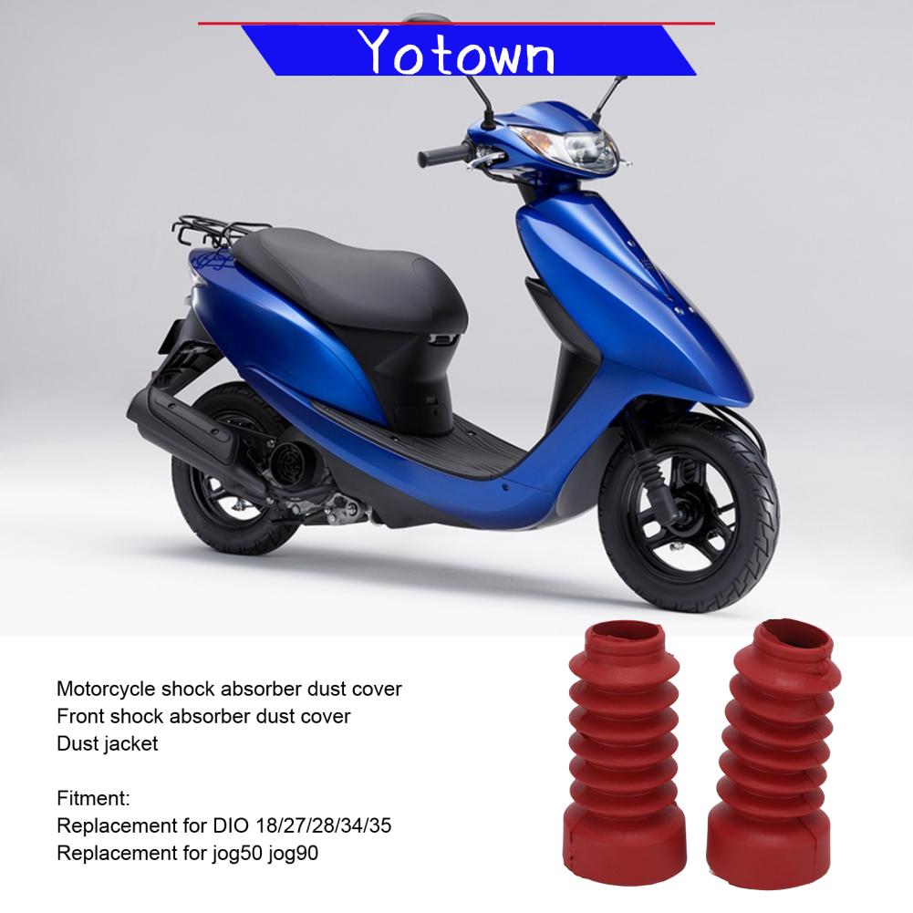 Yotown Thay thế cao su giảm xóc động cơ chống bụi cho DIO 18/27/28/34/35 Mạnh mẽ cho Jog50 Jog90 (Xanh)