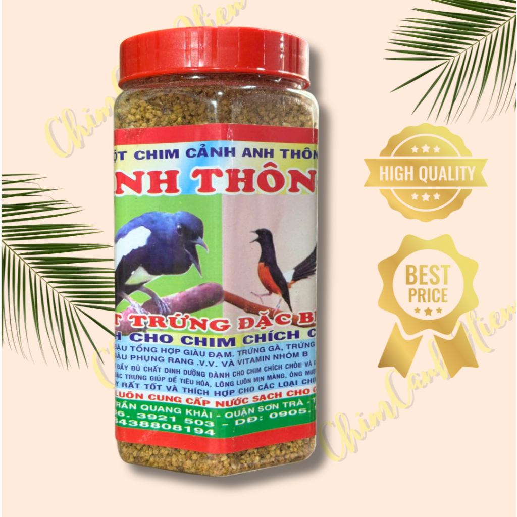 Cám Chim Chích Chòe, Than Lửa Anh Thông Thức Ăn Chim Cảnh Anh Thông - 500gr