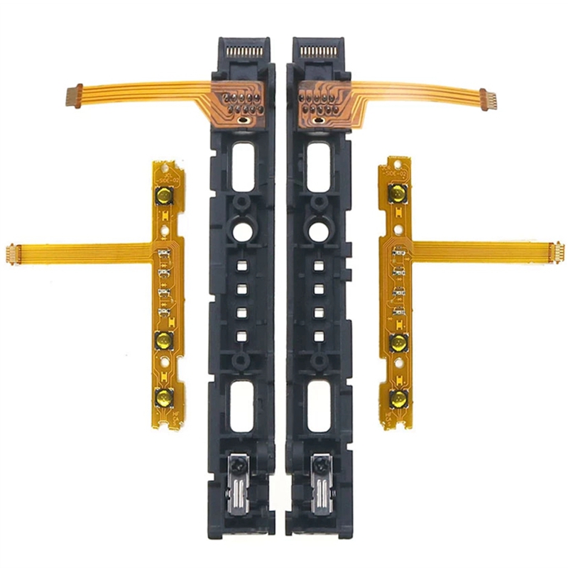 Replacement LR Slide Left Right Slider Rail with SL Flex Cable for Nintend