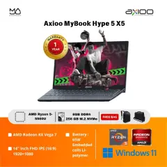 Laptop Axioo MyBook Hype 5 X5 AMD Ryzen 5-5560U 8GB SSD 256GB 14" FHD IPS W11 PRO