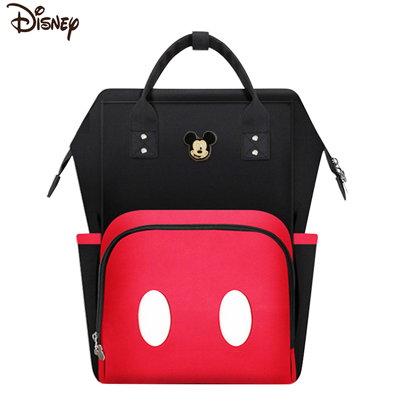 Disney Micky Mouse Cartoon Cute Mommy Backpack Large Capacity Women S