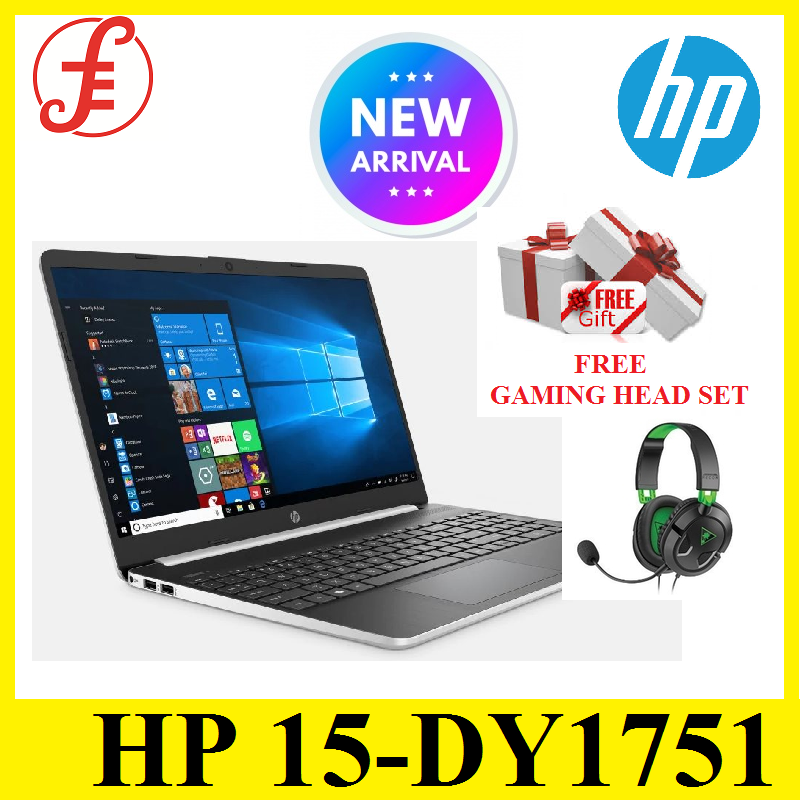 HP 15-DY1751 TOUCHSMART 10 GEN Core™ i5-1035G1 1GHz, 512GB SSD 8GB 15.6 TOUCHSCREEN BT, WIN10 Webcam NATURAL SILVER