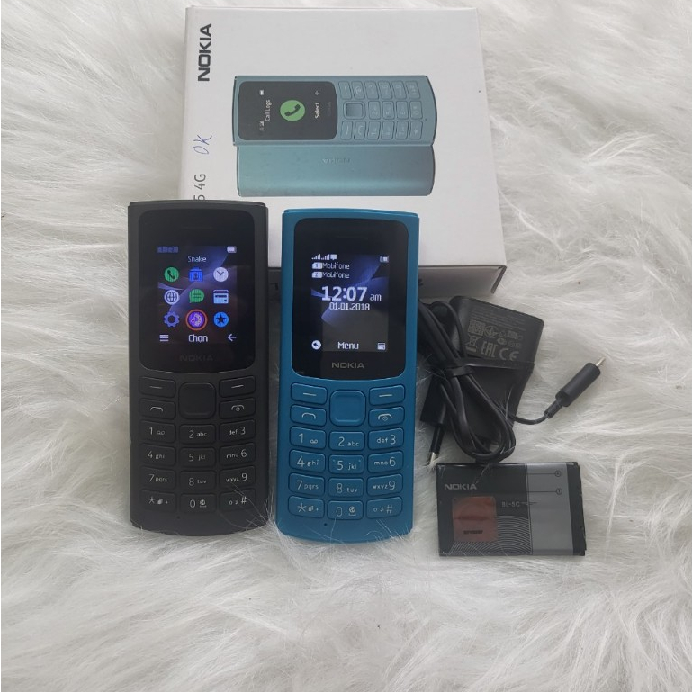 Điện thoại bàn phím nokia 105 sóng 4g 2sim. bảo hành 12 tháng. 1 đổi 1 trong 3 tháng