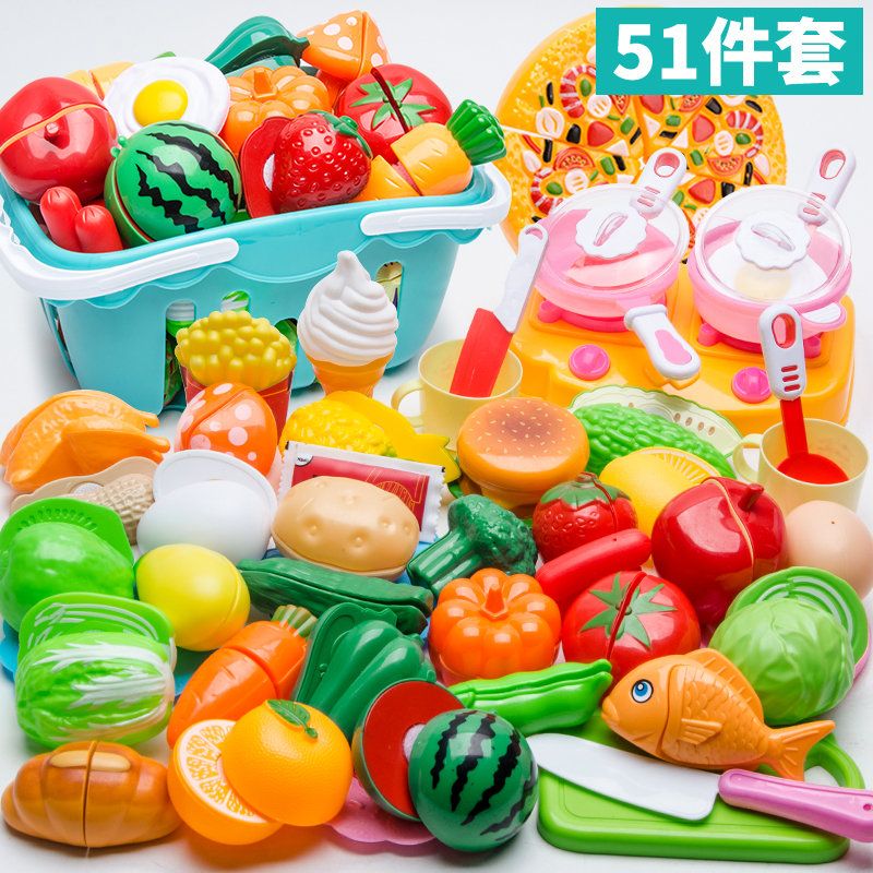 Baby can cut the kitchen the children s home vegetable fun toy set boys