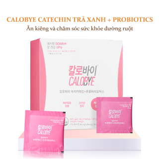 Trà xanh giảm cân Calobye Catechin lợi khuẩn cân bằng vóc dáng Hàn Quốc thumbnail