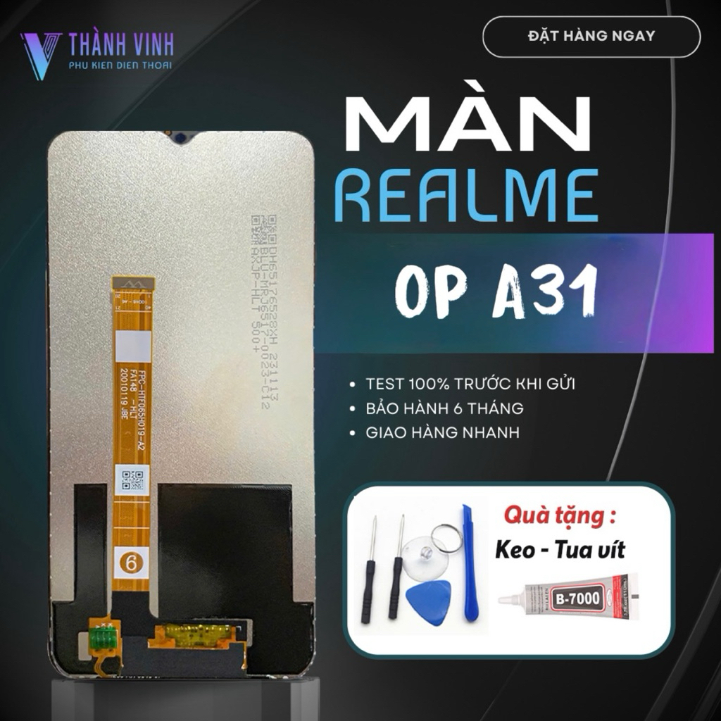 Oppo A31 Screen - High Quality, Comes with Specialized Adhesive & Repair Kit