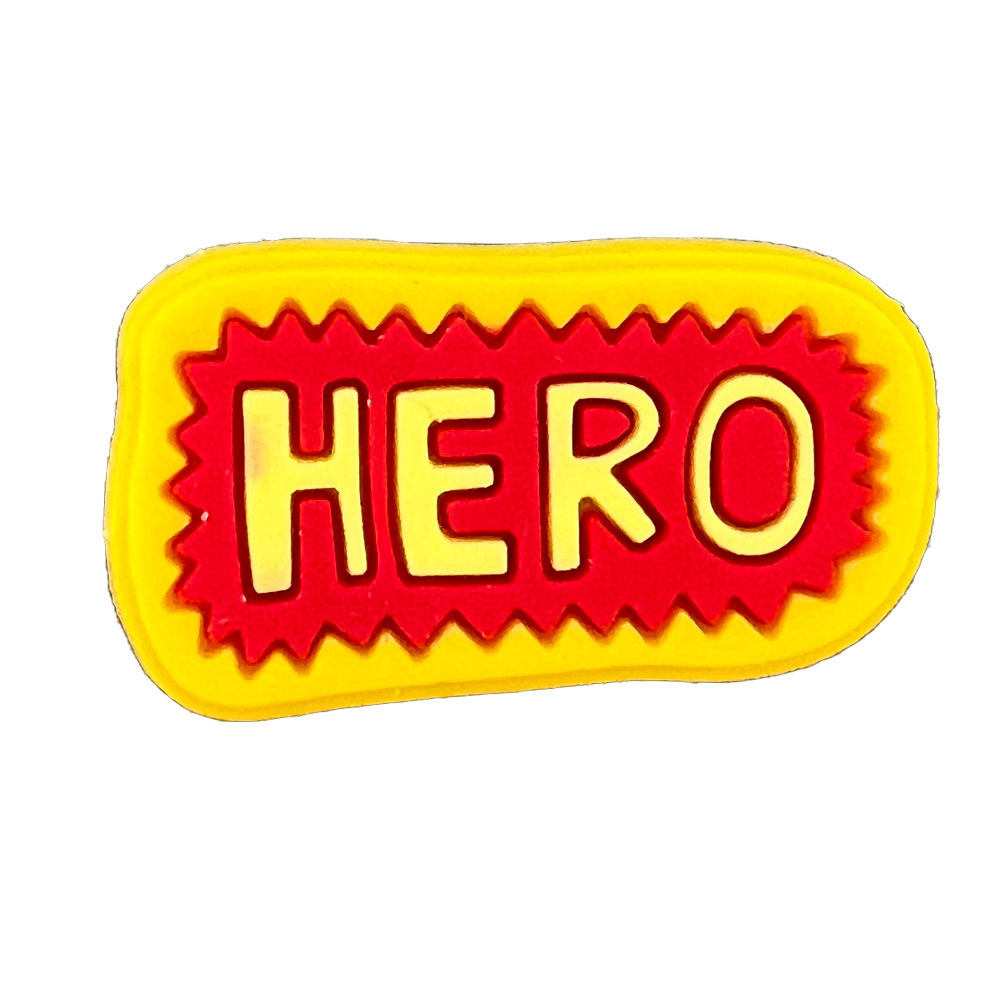 Cartoon inspirational phrase hole shoes shoe flower decorative buckle personality DIY student garden shoe buckle accessories cross-border wholesale - 7