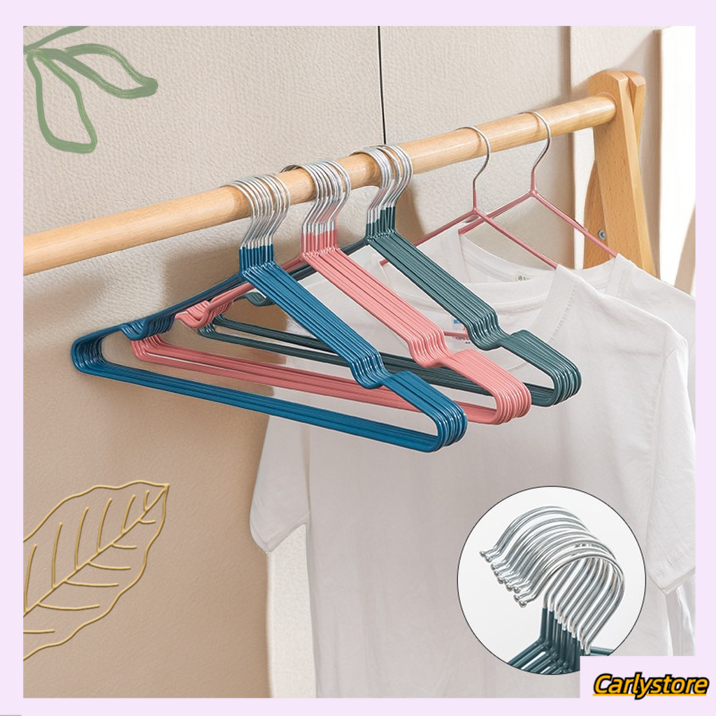 YTL 【ไม้แขวนพลาสติกจุ่มกันลื่นและหนา】ราวตากผ้าสําหรับผู้ใหญ่สําหรับเด็กในครัวเรือน, รองรับเสื้อผ้า, ไม้แขวนเสื้อไม่มีรอยต่อในหอพัก ราคา 25 บาท*ส่งฟรี
