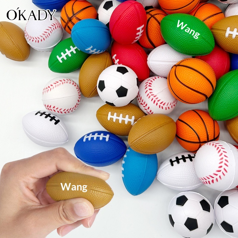 OKADY Stress Relief PU Golf Balls with Slow Rebound, Perfect for Pressure Release and Sensory Play ราคา 20 บาท*ส่งฟรี